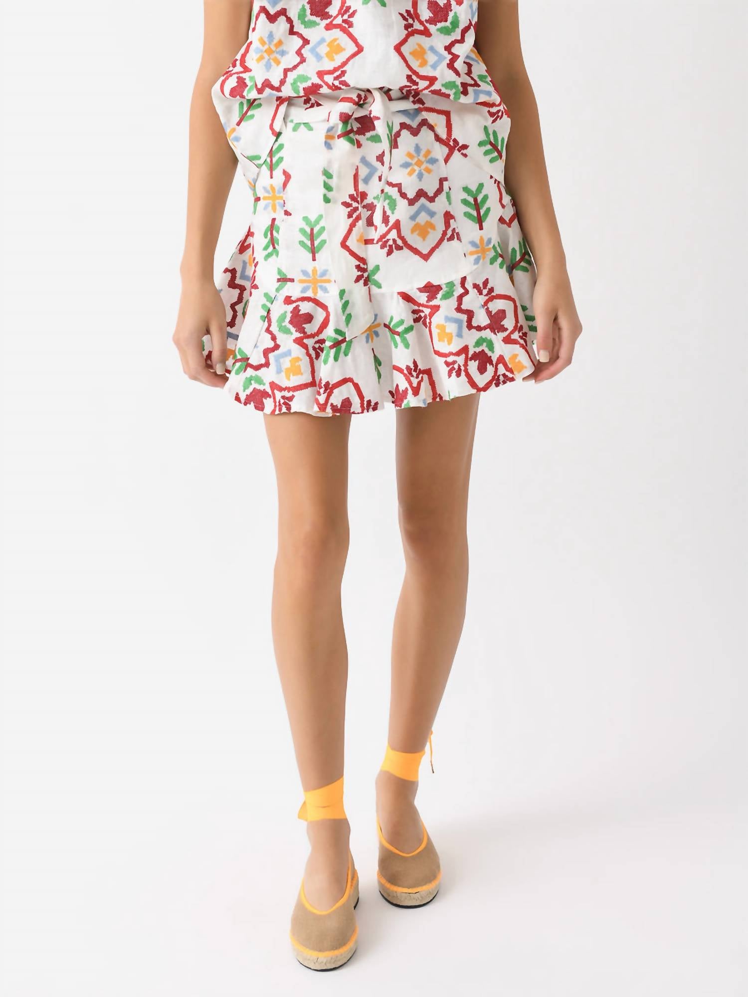 Never A Wallflower - Prairie Mini Skirt