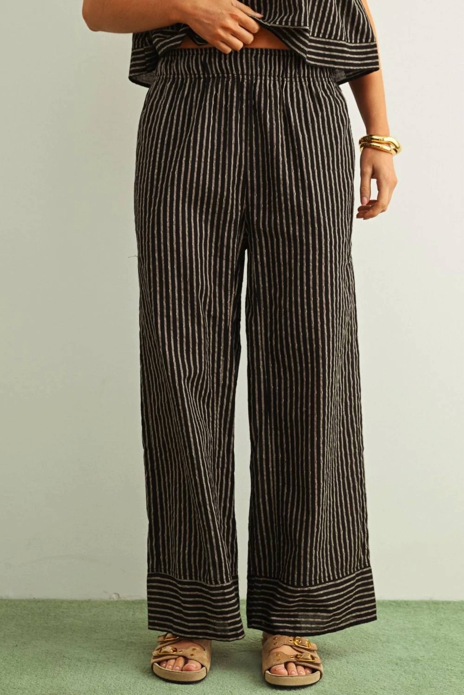 Miou Muse - Market Stripe Pants