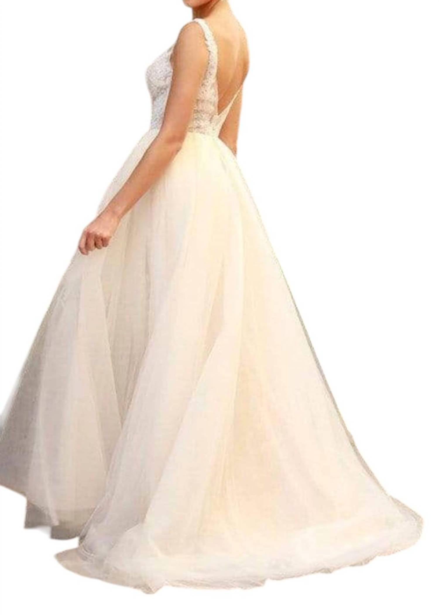 Nox Anabel - Lace Applique A-Line Dress