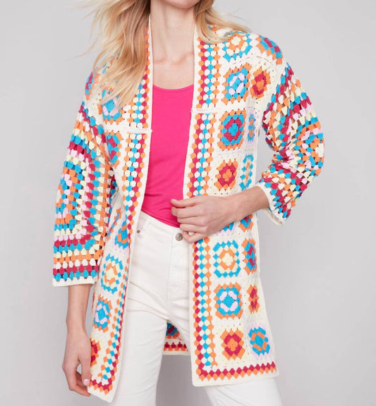 Charlie B - Long Crochet Cardigan