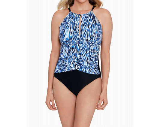 Penbrooke - Ikats Meow High Neck Mio One Piece
