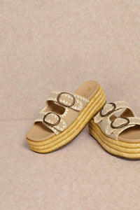 Miracle Miles - Women's Heidi Platform Slides