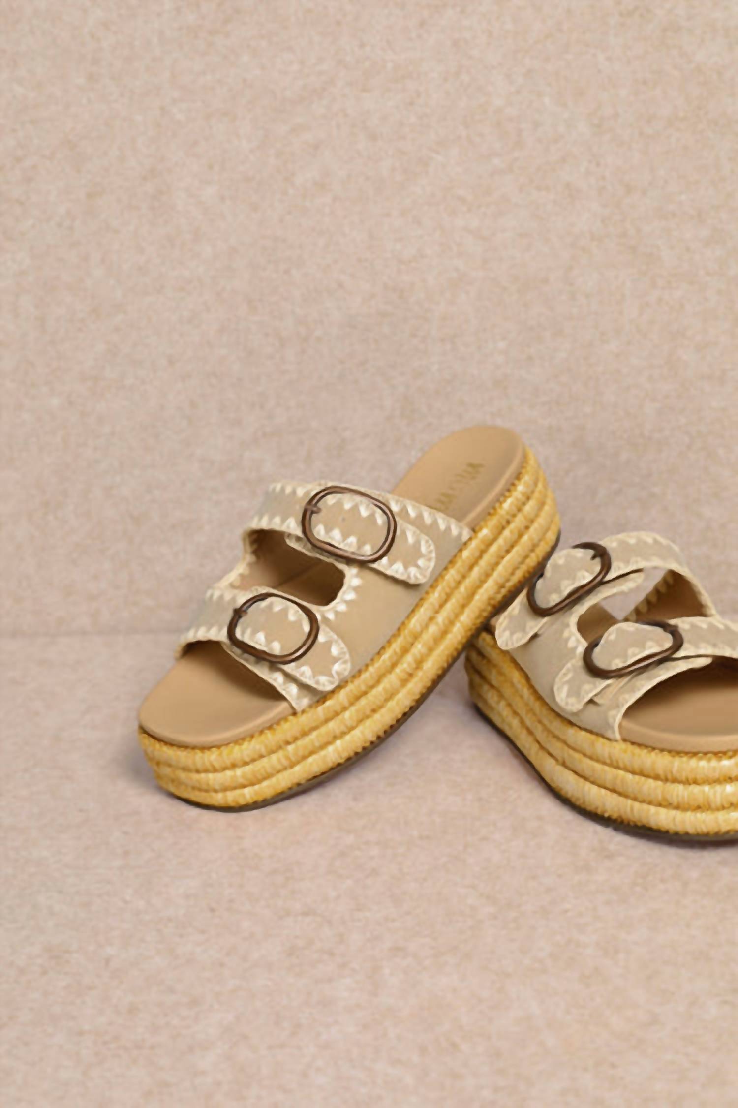 Miracle Miles - Women's Heidi Platform Slides