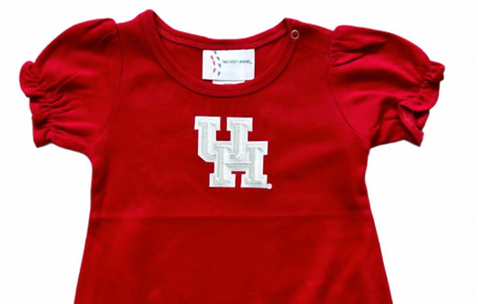 Two Feet Ahead - Girl's University Of Houston Romper