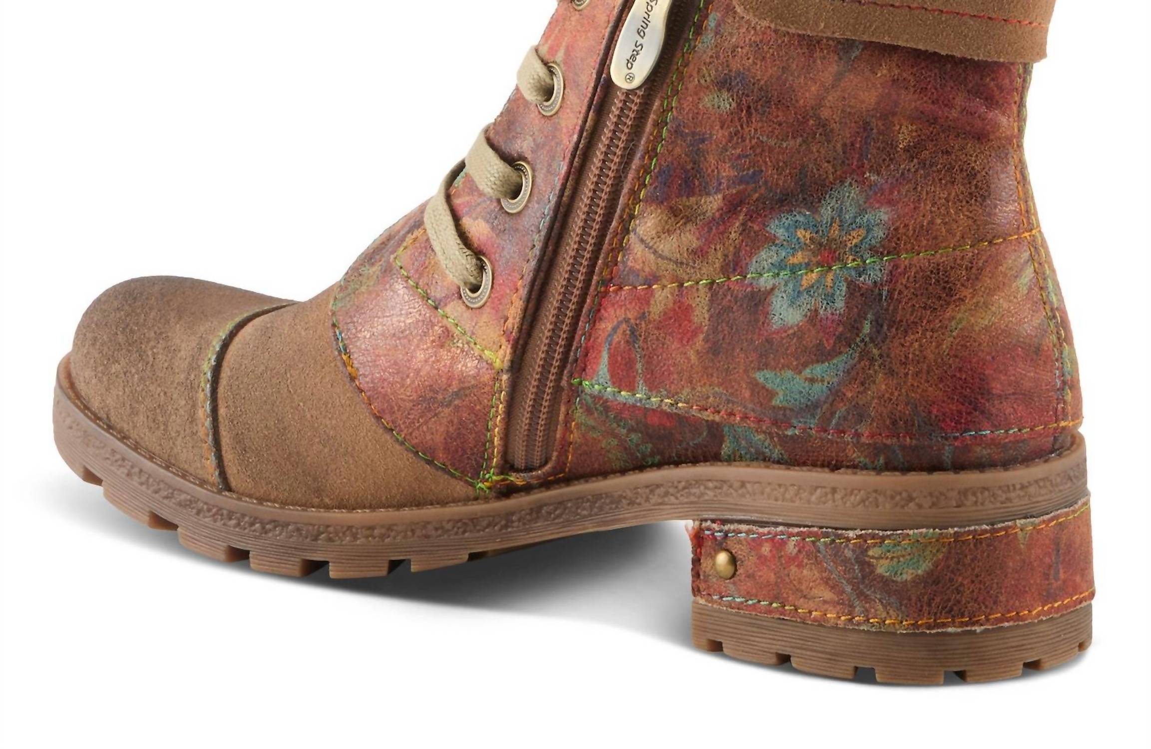 Spring Step Shoes - Women's L'artiste Serna Zipper Suede Boot