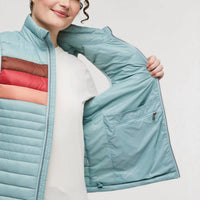 cotopaxi Women's Fuego Down Vest in sea spray stripes - women's jacket - view 4