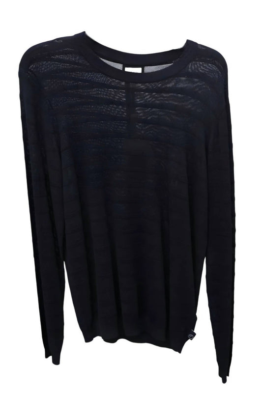 Armani - Stripe Crew Neck Top