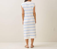 Able - Striped Lobster Sweater Midi Dress