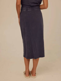Threads 4 Thought - Adella Mineral Wash Eco Jersey Midi Skirt