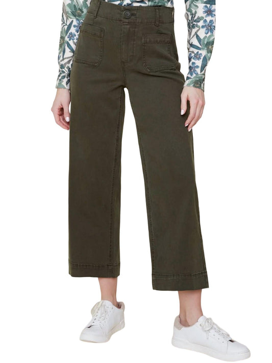 Renuar - TENCEL WIDE LEG ANKLE PANTS