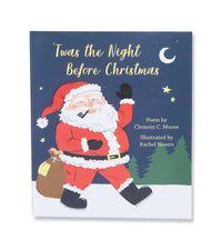 Books To Bed - Kid's The Night Before Christmas Set Baby Coverall With Book