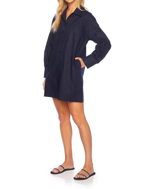 Susana Monaco - Poplin Button-down Shirt Dress