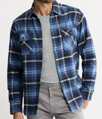 Jachs New York - Brawny Flannel Shirt & Thermal Long Sleeve Tee - 2-pack