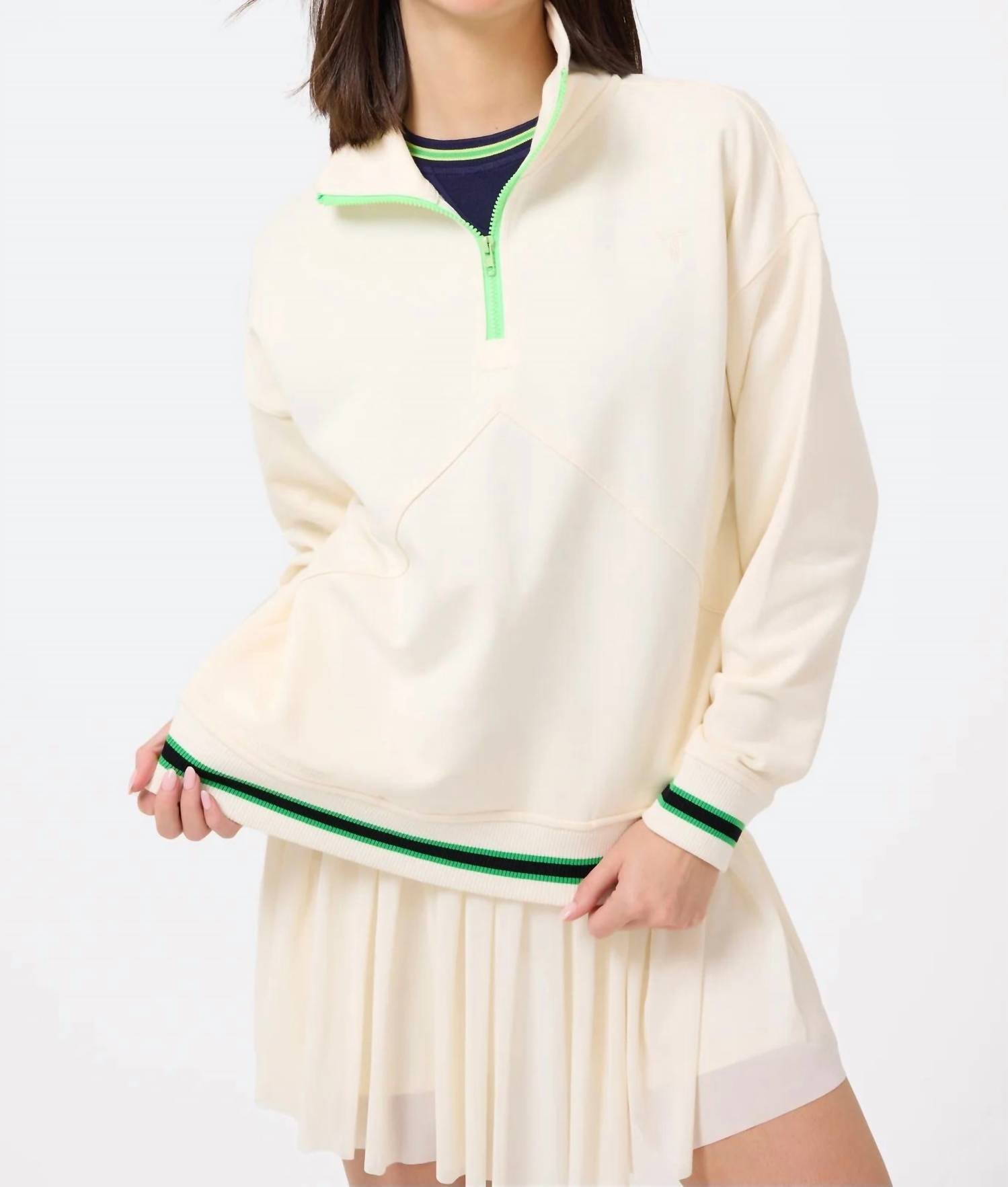 Terez - Quarter Zip Sweatshirt