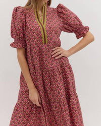 Entro - Botanical Midi Dress