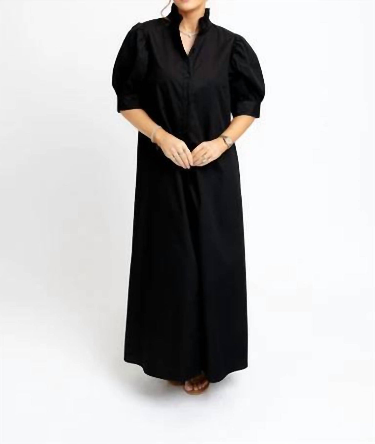 Karlie - Poplin Maxi Dress
