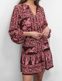 Greylin - Ringo Smocked Mini Dress