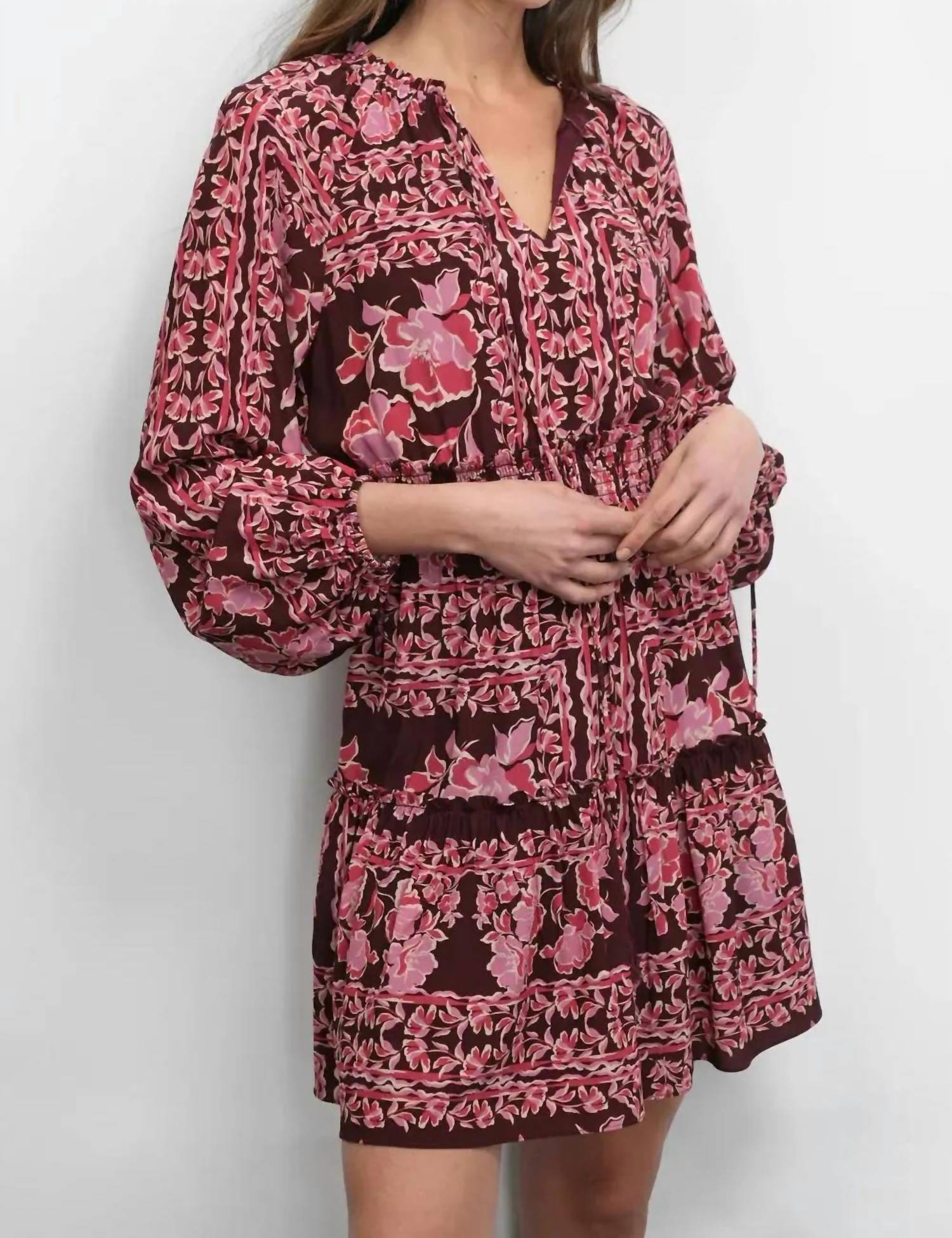 Greylin - Ringo Smocked Mini Dress