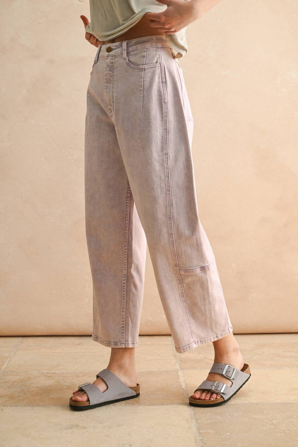 Miou Muse - Amber Barrel Denim Jeans