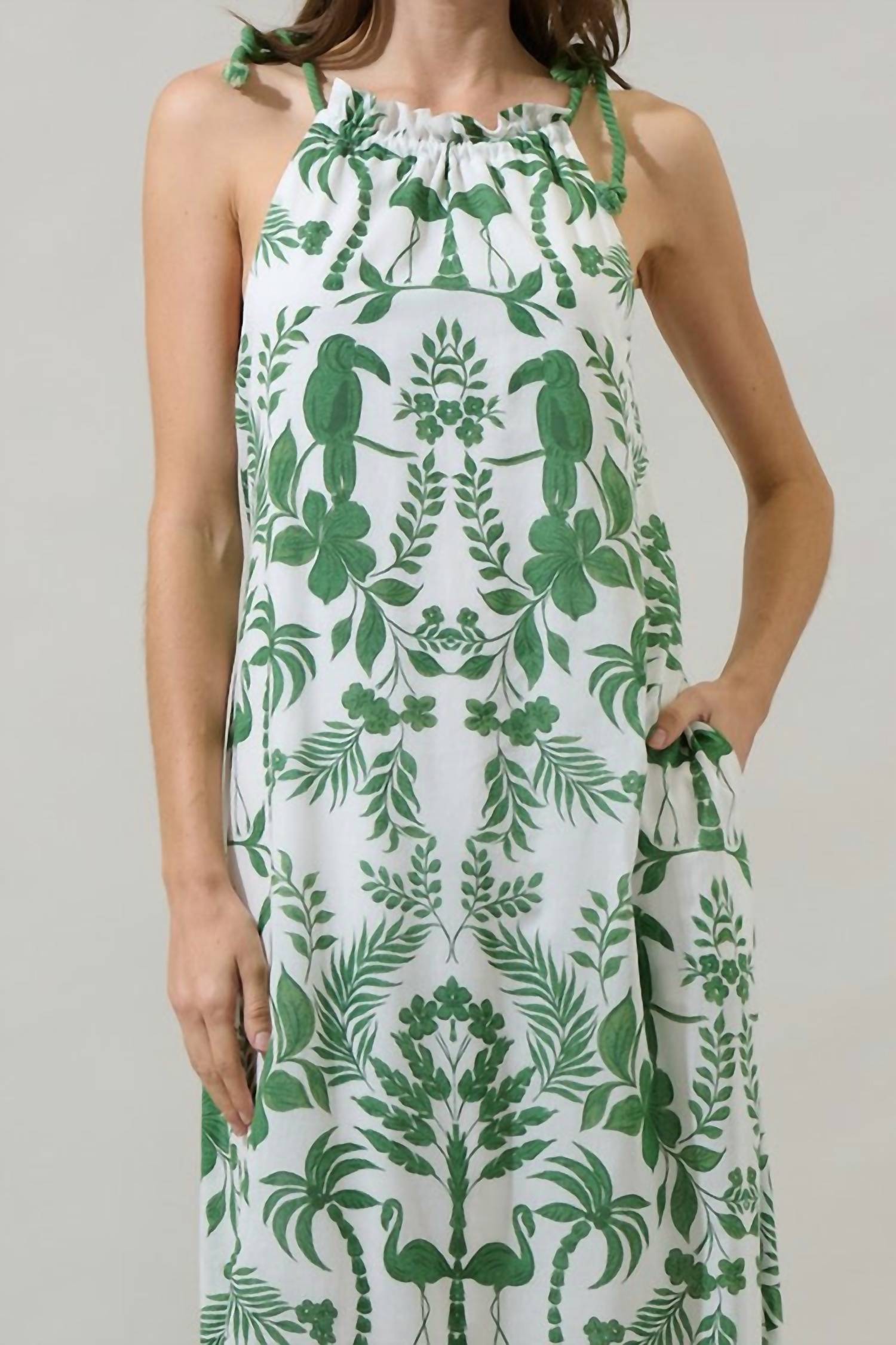 Sugarlips - Dayane Belted Maxi Dress