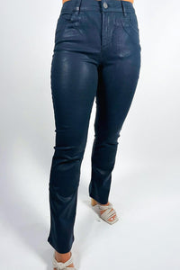 Lola Jeans - Billie High Rise Coated Bootcut Jeans