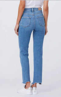 Paige Cindy Slim Leg Jeans in mel - women's jeans - detail view