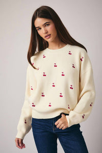 Sunday Edition - On My Cherry Best Behavior Sweater