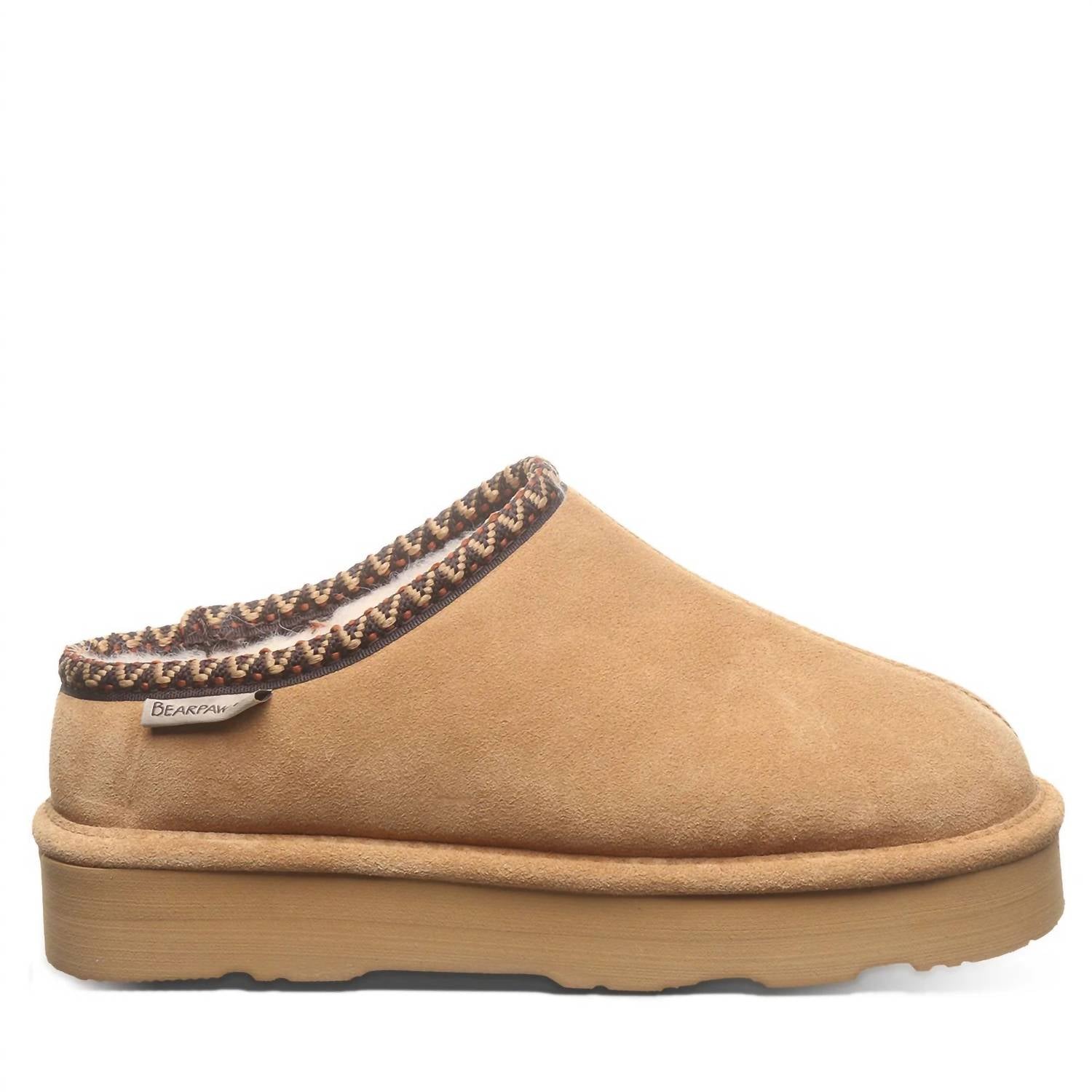 BEARPAW Women's Martis Slippers in iced coffee - women's shoe