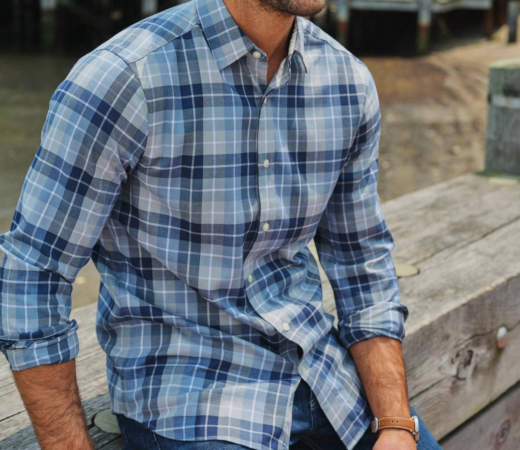 Vineyard Vines - Men's Brant Point Plaid Tech Twill Shirt