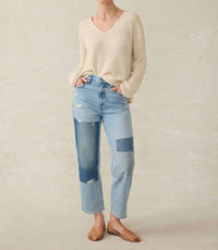 Faherty - Miramar Linen V-neck Sweater