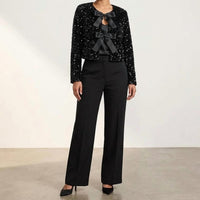 The Burgess Collection - Britt Sequin Cropped Jacket