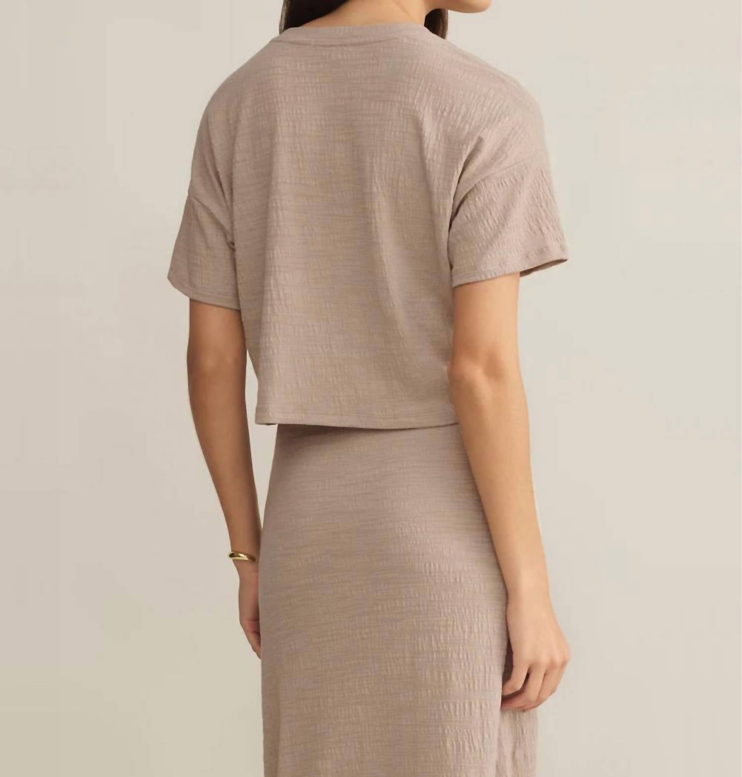 Z Supply - Sway Textured Cropped Tee