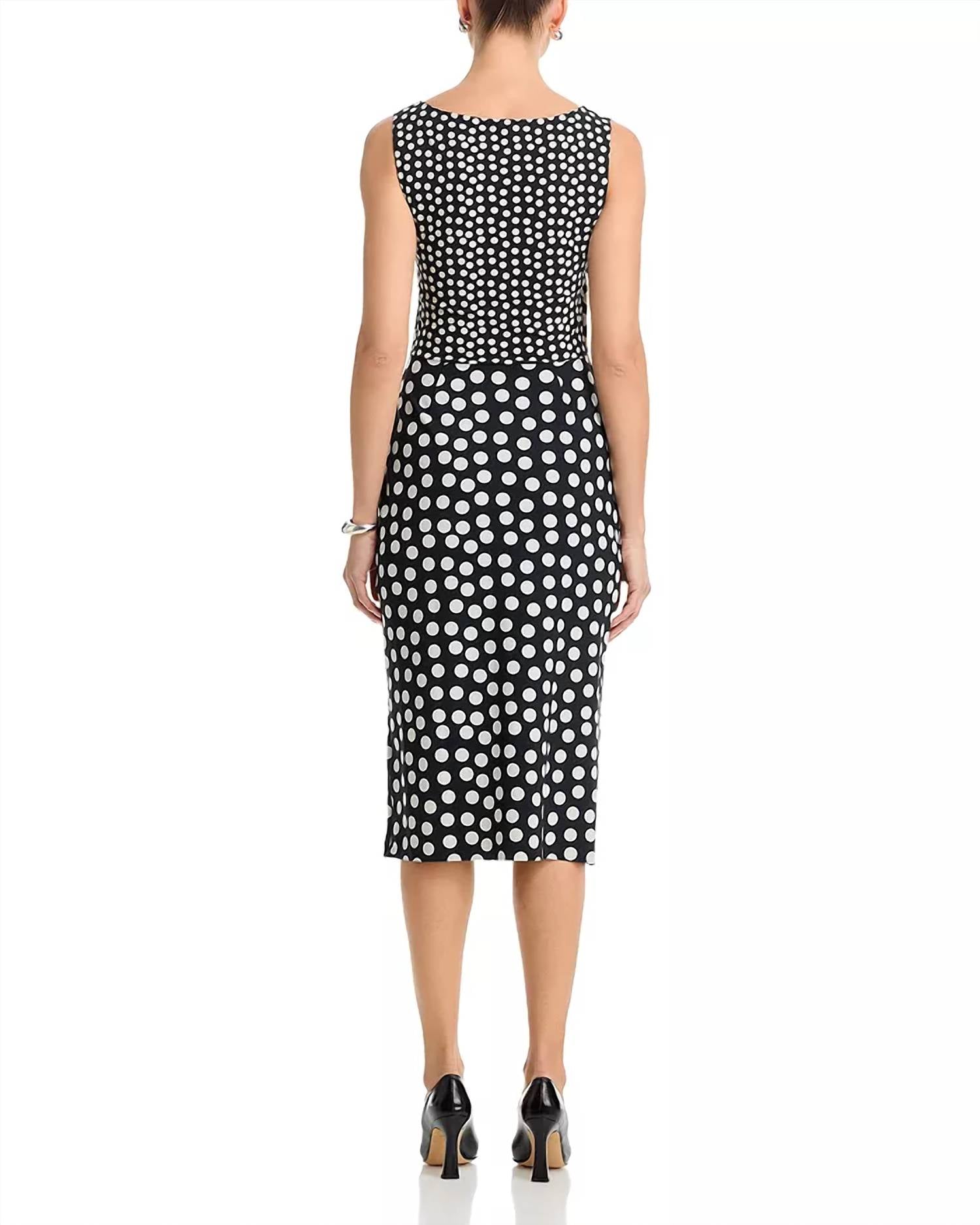 Chiara Boni - Gekan Polka Dot Sheath Dress