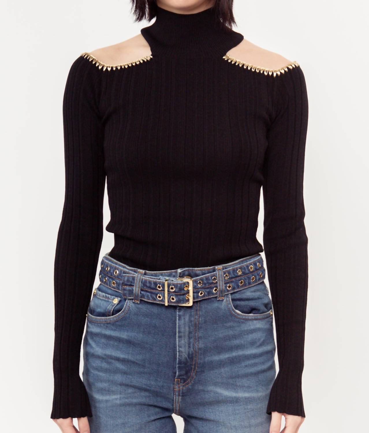 Ganni - Open Shoulder Blouse