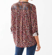 Fdj - Smocking Detail Roll Up Sleeve Shirt