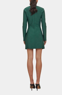 Curaae - Oxford Long Sleeve Mini Dress
