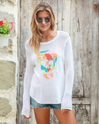 Wooden Ships - Rainbow Skull Crewneck Sweater