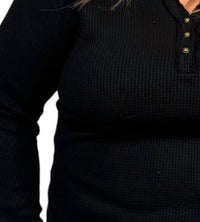Tribal - Henley Long Sleeve Top