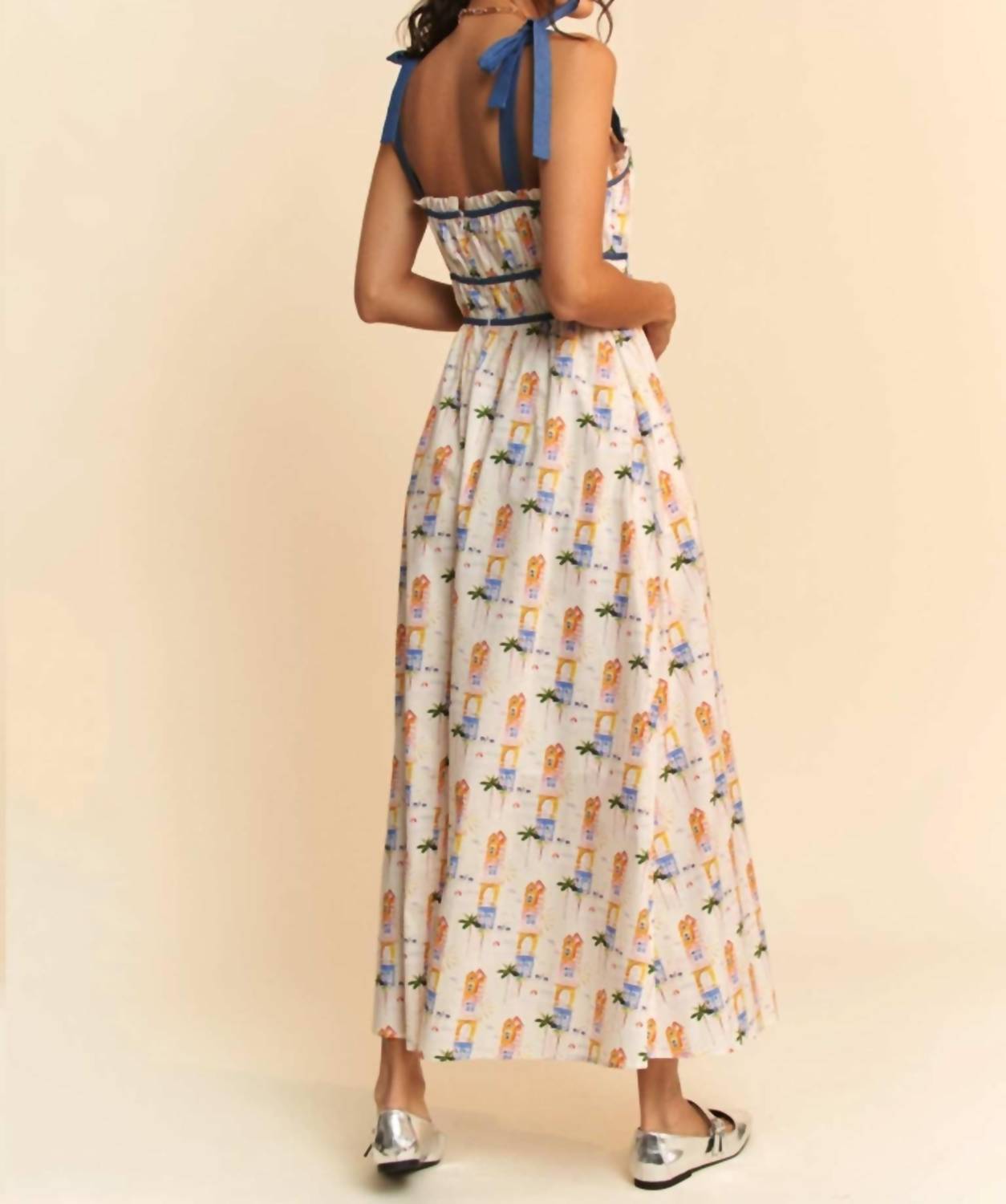 Davi & Dani - Sleeveless Maxi Sundress