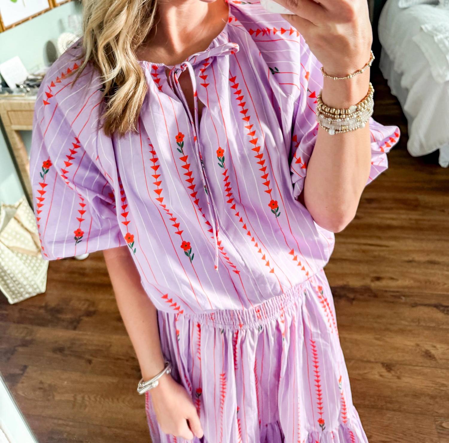 Adrienne - Tatum Bubble Hem Top