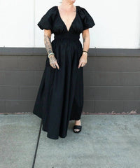 Olivaceous - Unforgettable Empire Waist Maxi Dress