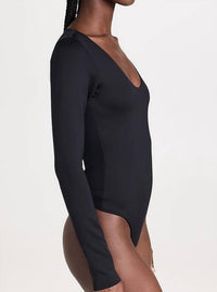 Good American - Scuba Scoop Long Sleeve Bodysuit
