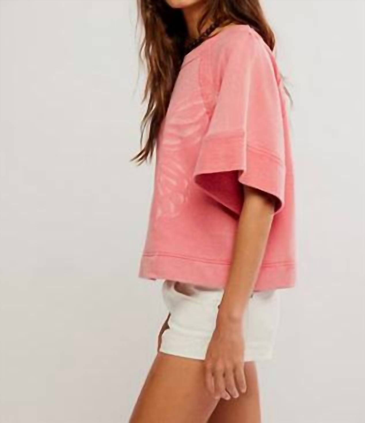 Free People - Dahlia Short Sleeve Pullover