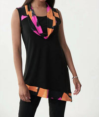 Joseph Ribkoff Sophia Sleeveless Tunic in multi - women's shirt