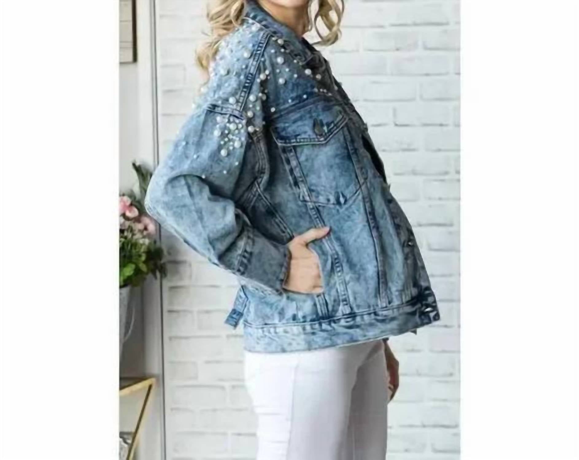 Veveret - Pearl Denim Jacket