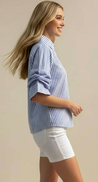 Pinch - Button-down Stripe Top