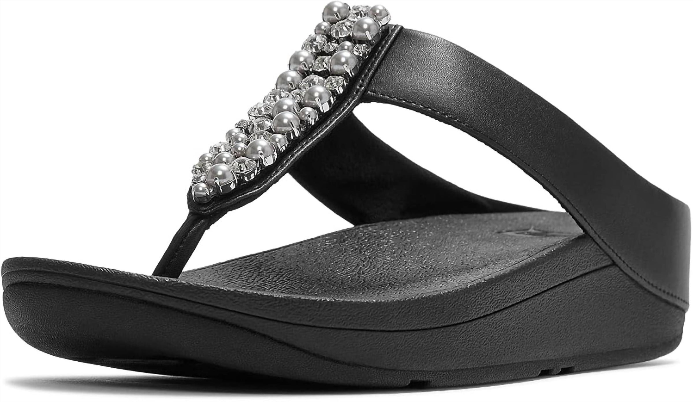 Fitflop - Women's Fino Pearls & Crystal Toe Post Sandal