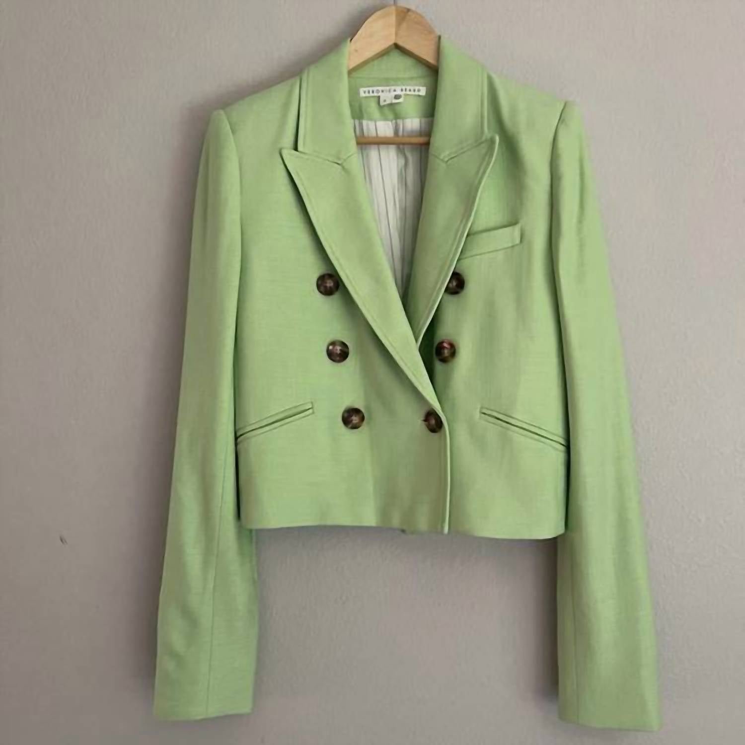 Veronica Beard - Pre-loved Women's Nevis Double Breasted Crop Blazer