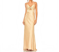 Mac Duggal - Tie-front Keyhole Gown