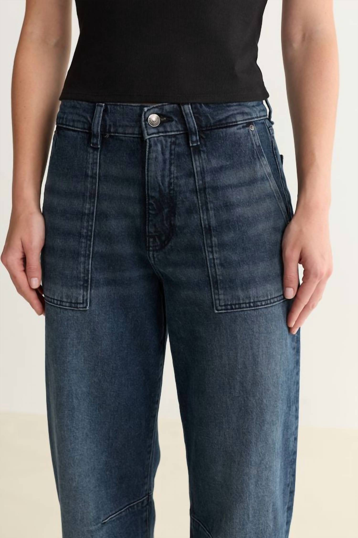 Warp + Weft - Bna Soft Curve Barrel Jeans